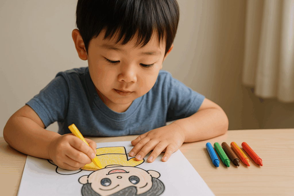 塗り絵を通じて伸びる子どもの力