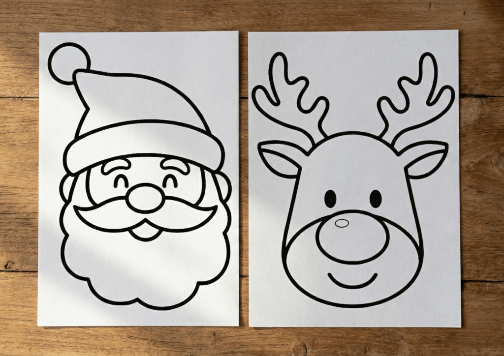 左が純正、右がインク革命塗絵比較