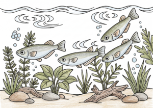 メダカの塗り絵 カラー見本