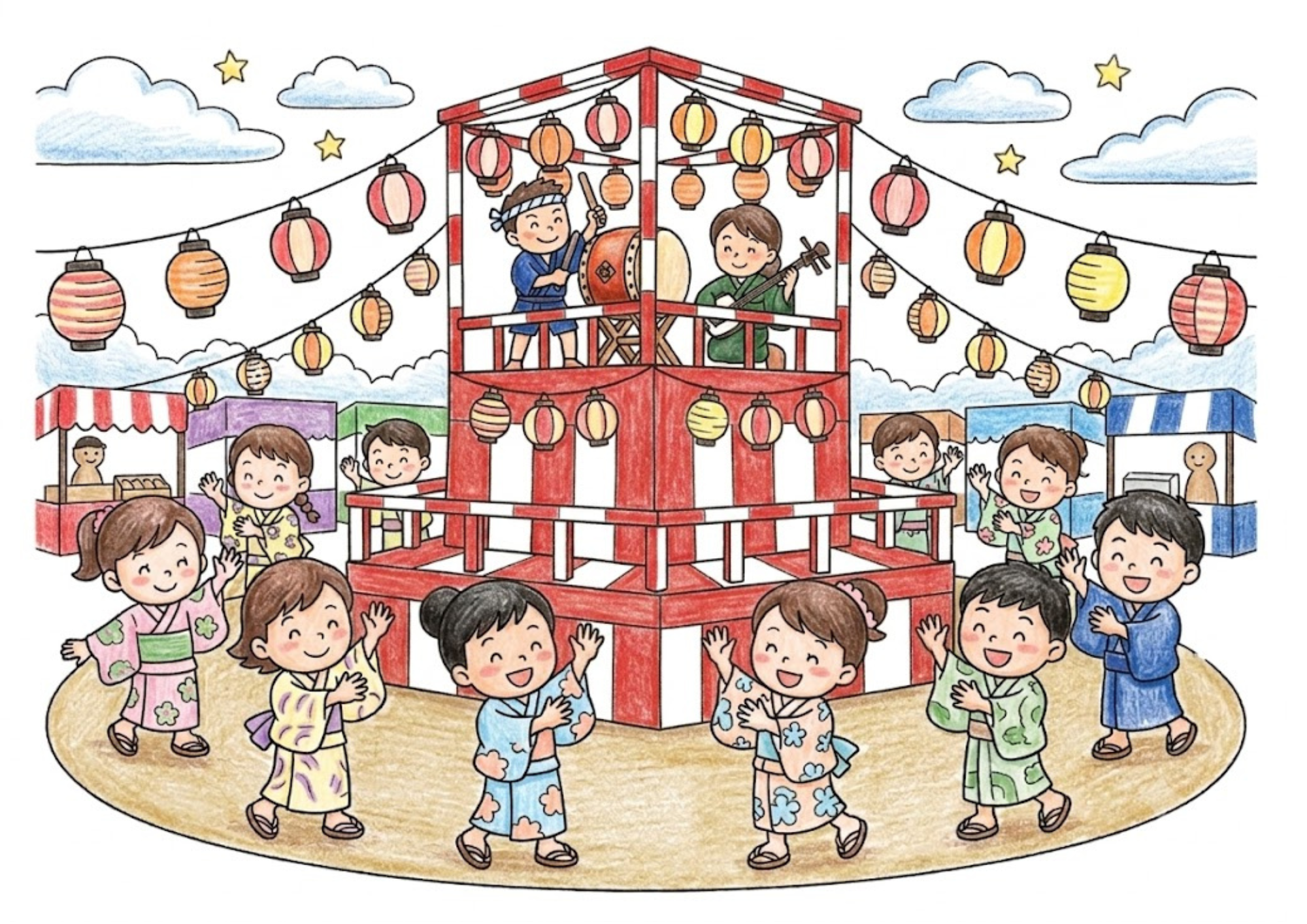 盆踊り カラー見本