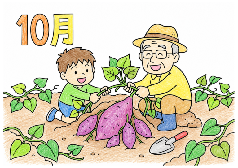 芋掘り カラー見本