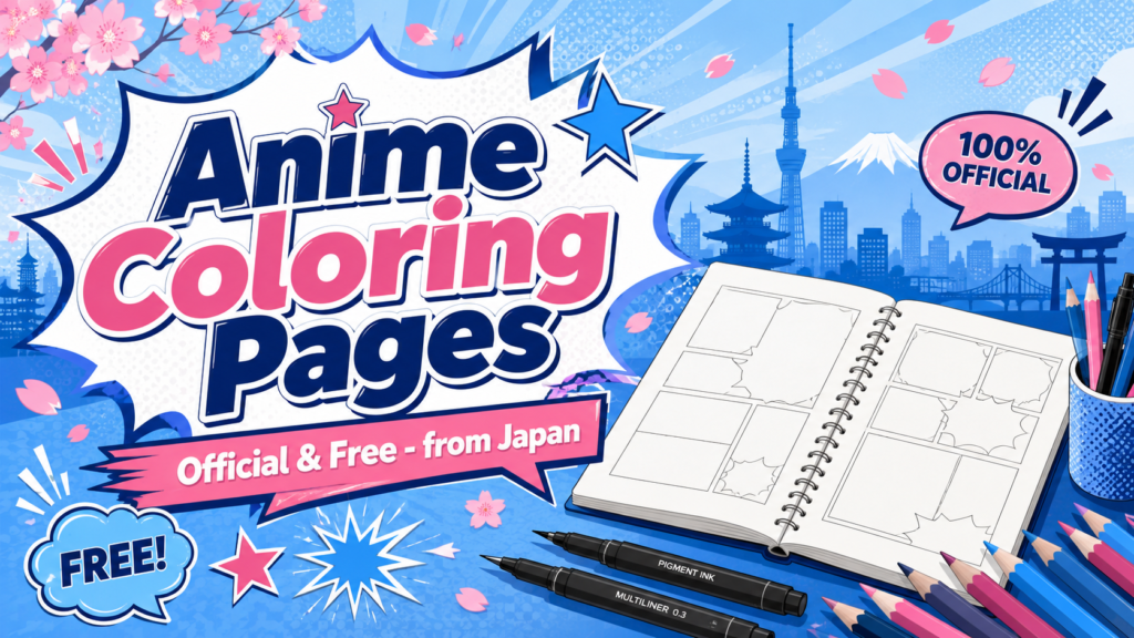 Anime Coloring Pages