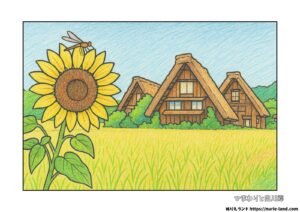 高齢者向け無料の塗り絵イラスト カラー見本（無料・印刷OK）