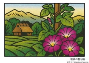 8月といえば？イラストや塗り絵で楽しむ行事・風物詩・記念日【完全保存版】の塗り絵イラスト カラー見本（無料・印刷OK）