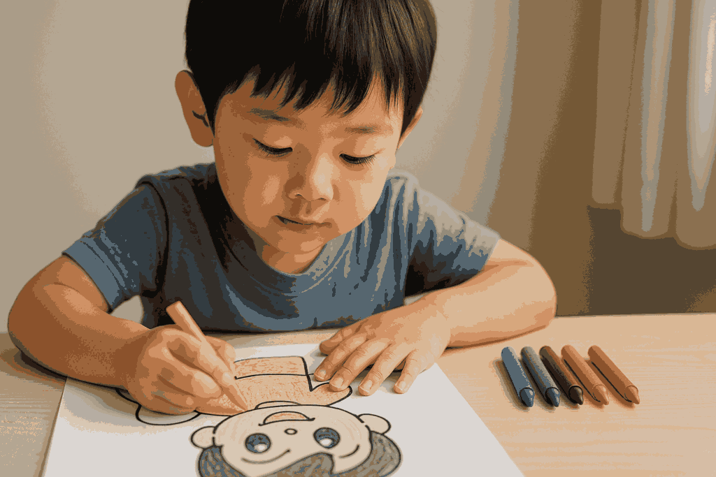 塗り絵を通じて伸びる子どもの力