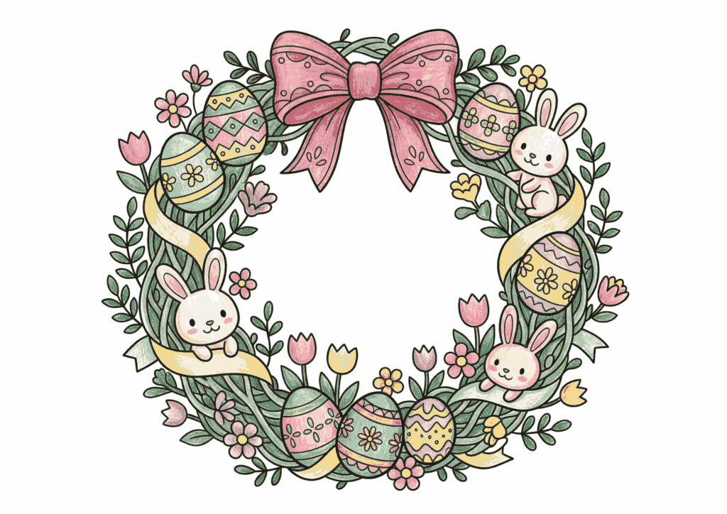 easter wreath nurie color 20260327