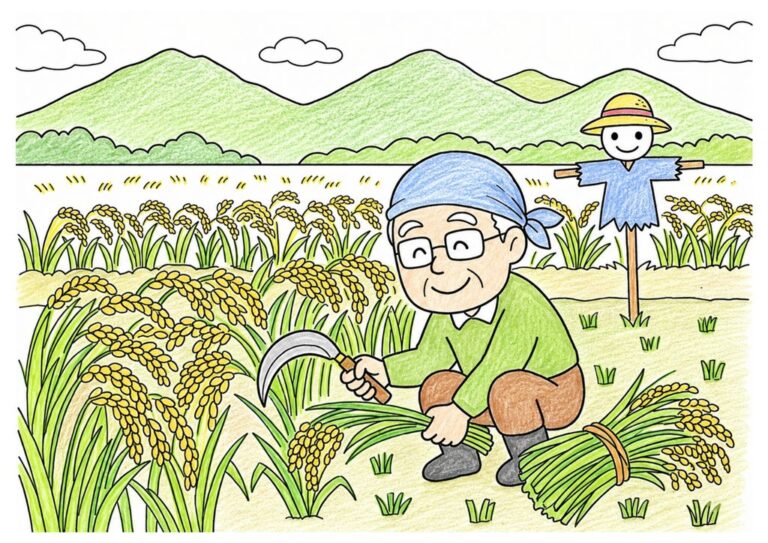 稲刈り カラー見本