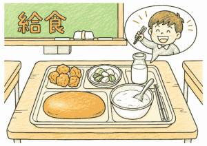 給食の塗り絵 カラー見本