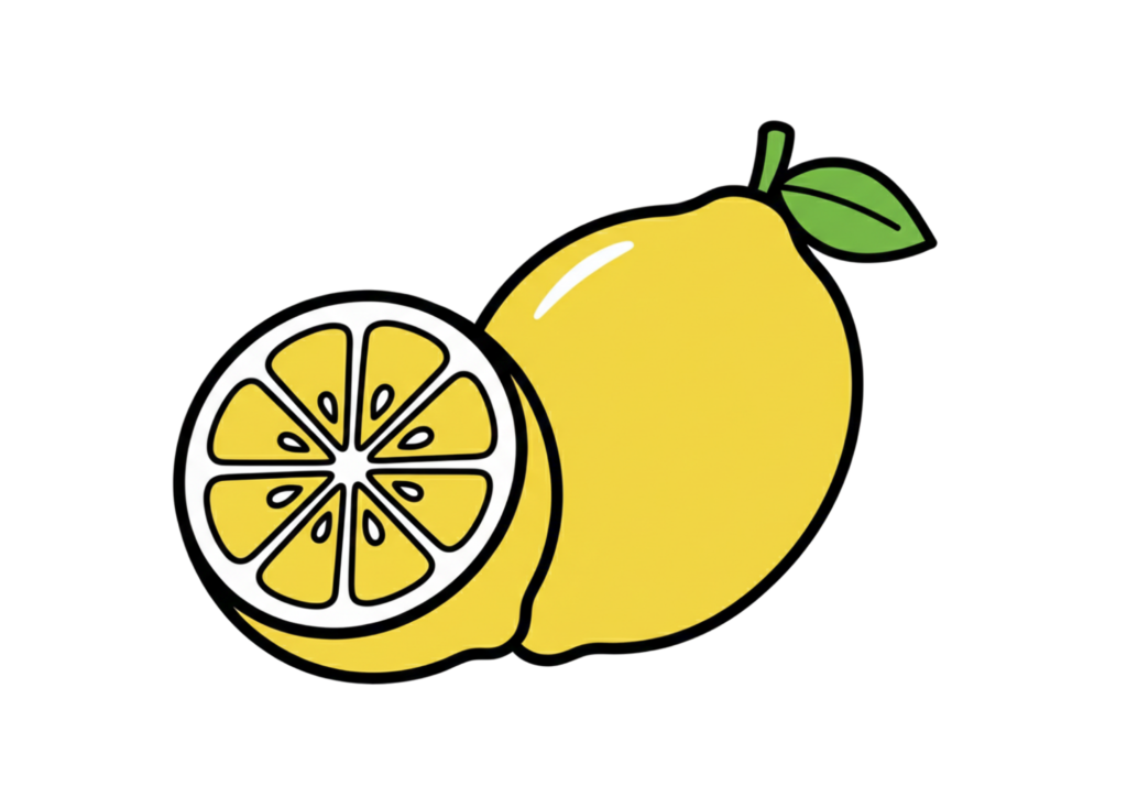 Lemon Coloring Page