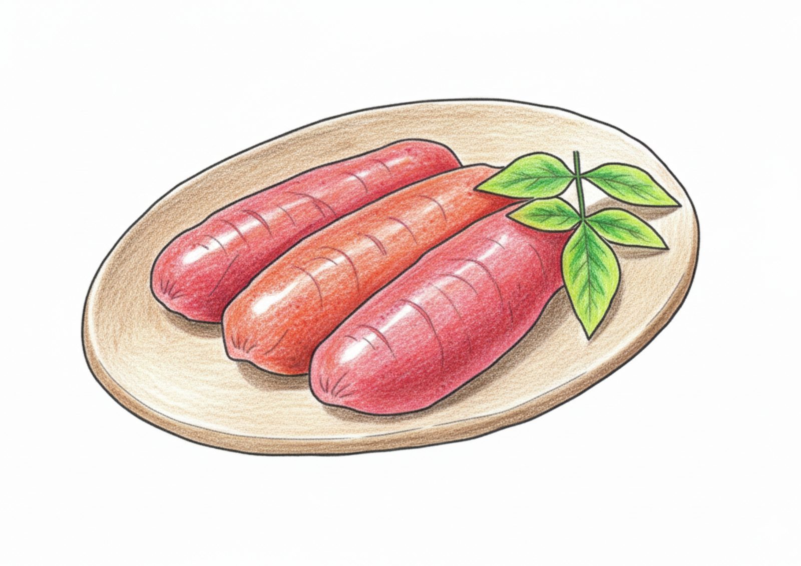 Mentaiko Coloring Page — Spicy Cod Roe, Free Printable for Adults & Seniors