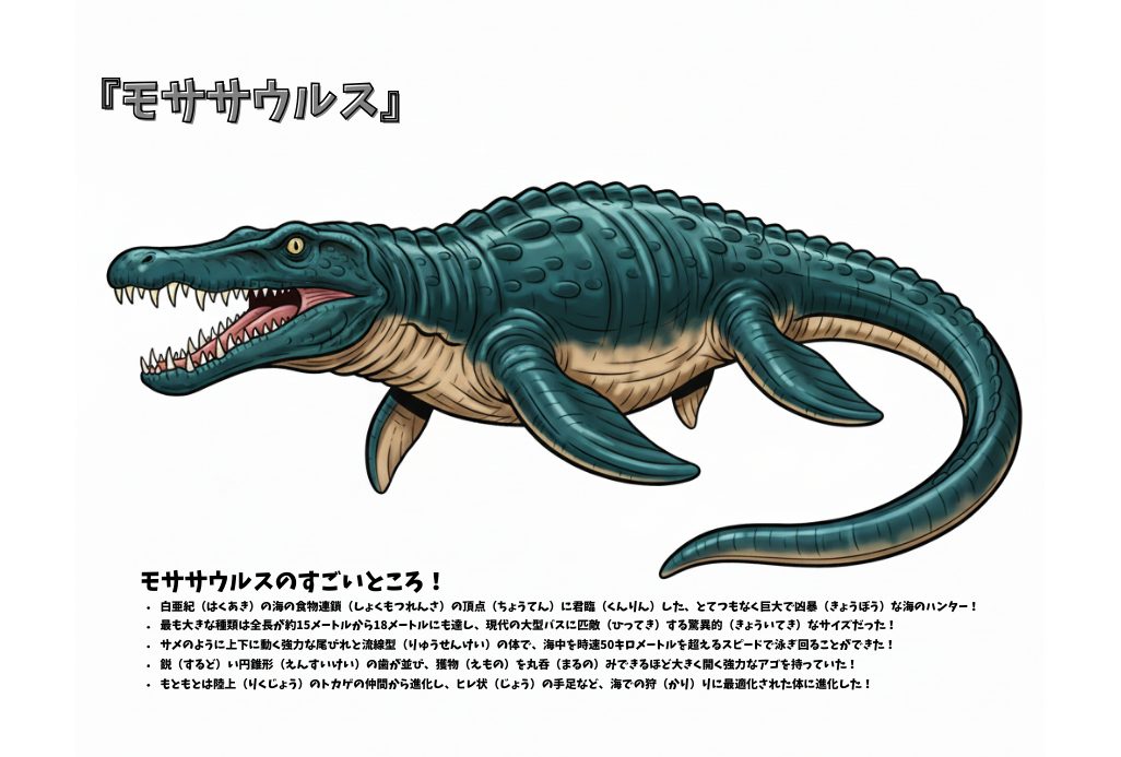 Mosasaurus Coloring Page — Free Printable for Kids