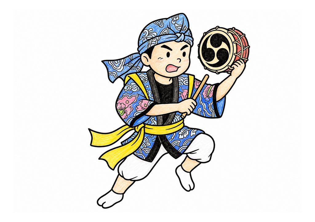 沖縄エイサー カラー見本
