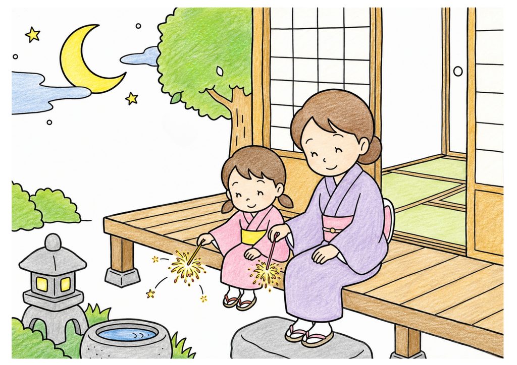 線香花火 カラー見本
