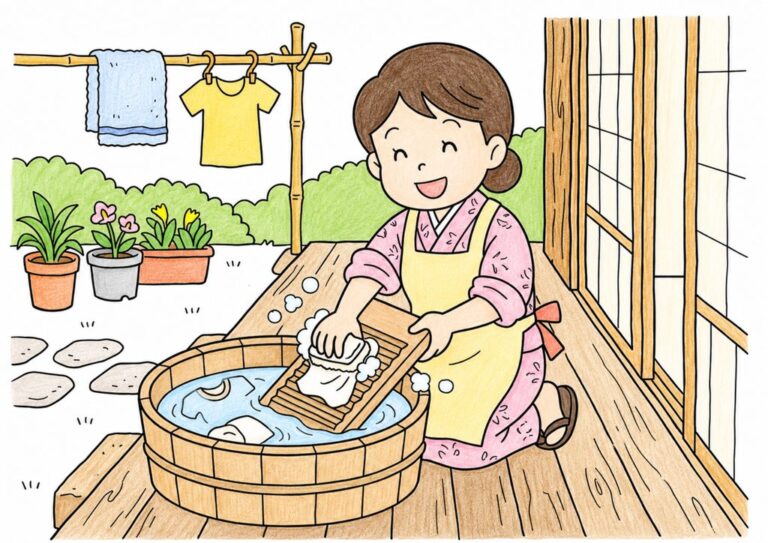 洗濯板の塗り絵 カラー見本