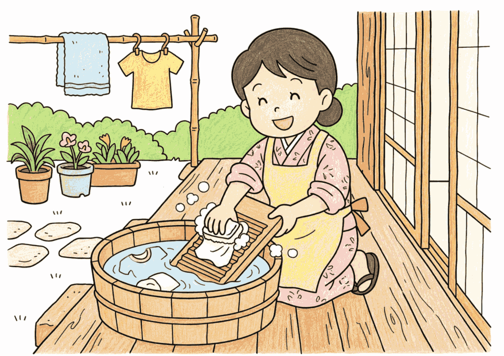 洗濯板の塗り絵 カラー見本