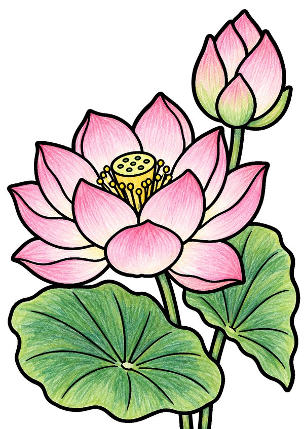 はすのぬりえ 塗り見本